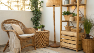 14+ Summer Decor Ideas With Wicker, Rattan, and Wood