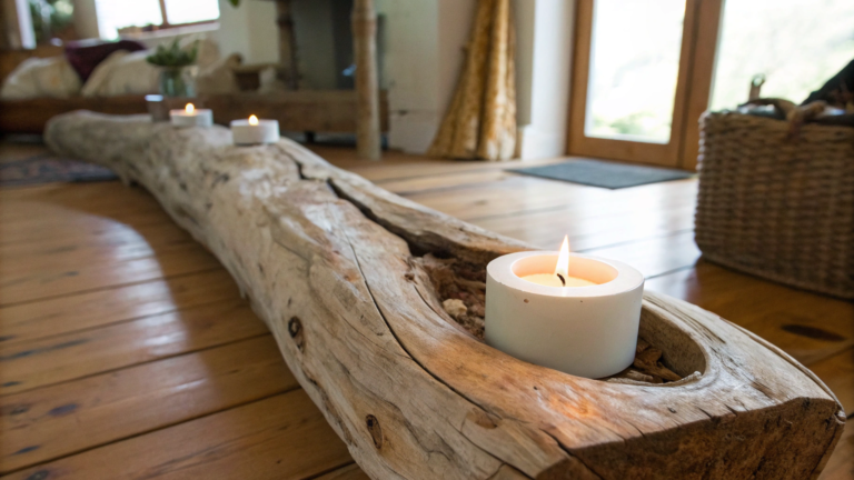 driftwood candle holder decor ideas