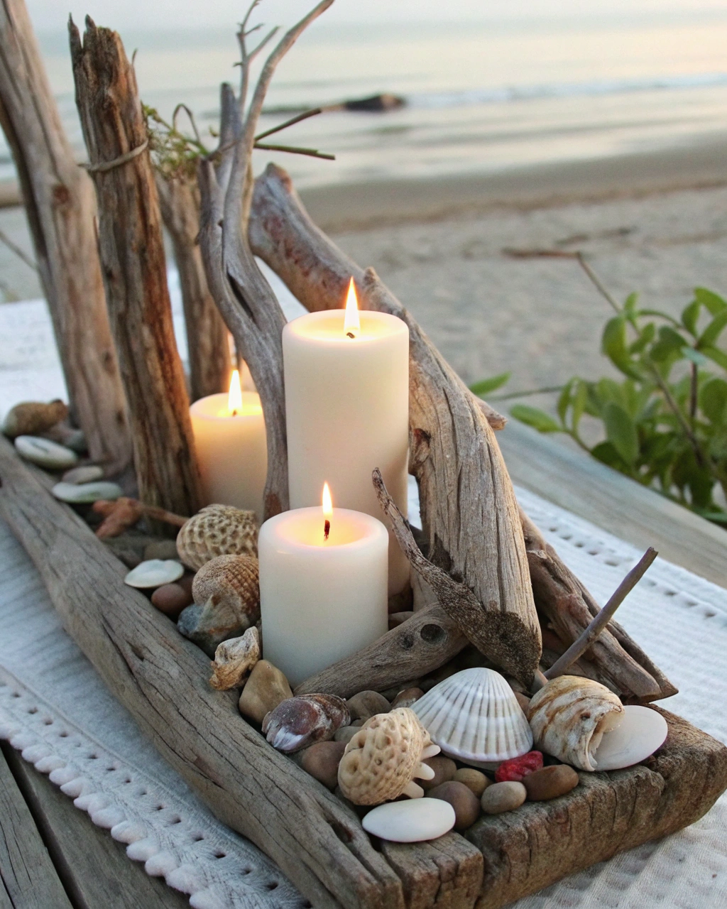driftwood candle holder decor ideas driftwood and 1