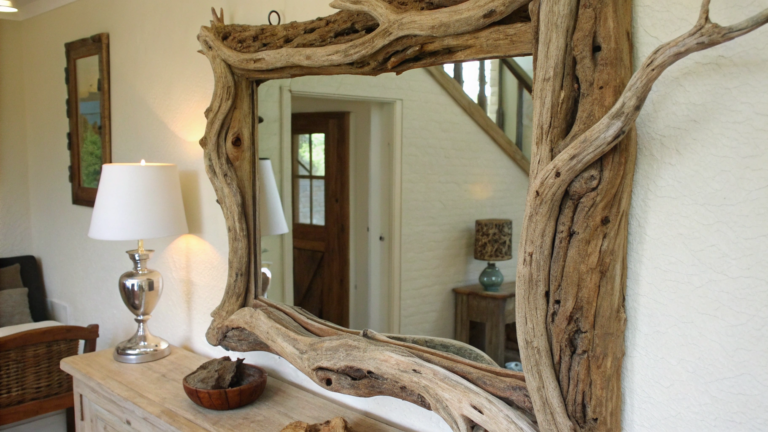 driftwood mirror frame ideas
