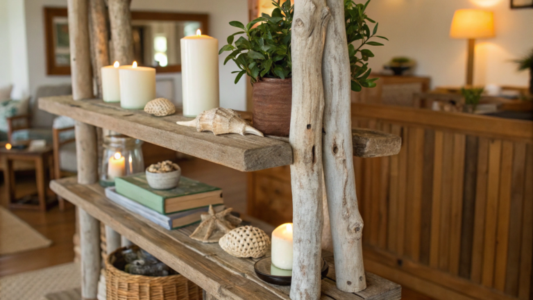 driftwood shelf styling ideas