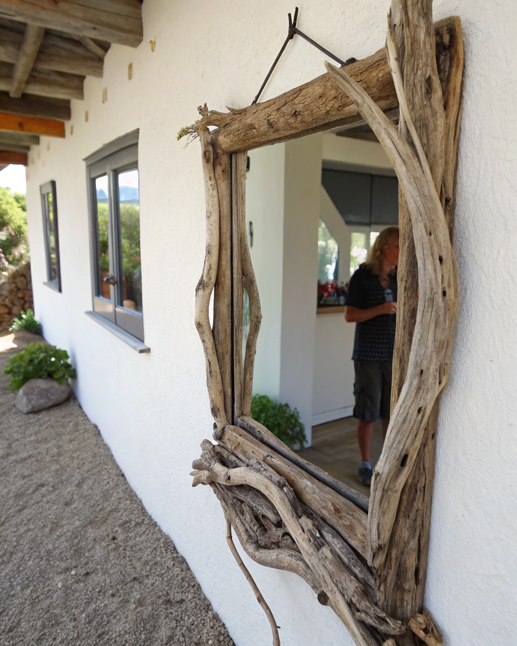 driftwood wall hanging ideas driftwood mirror fra
