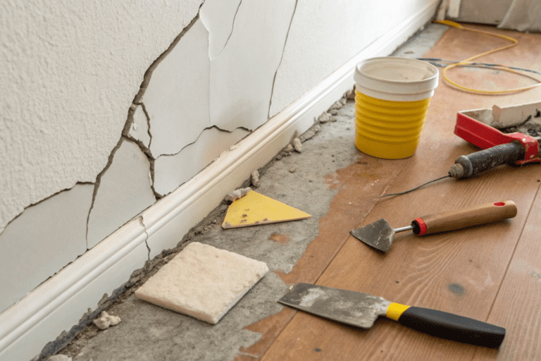 how to repair wall cracks at home for cheap