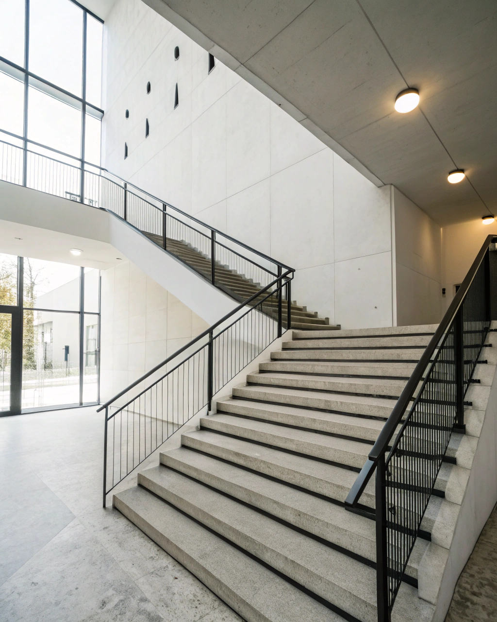 minimalist staircase designs monochrome staircase