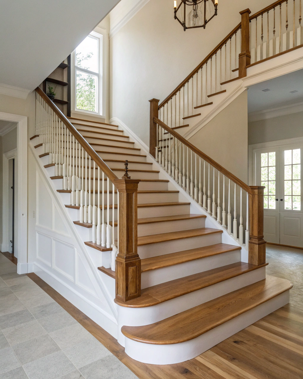 minimalist staircase designs natural wood statem