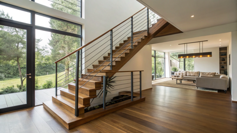 modern wooden staircase designs