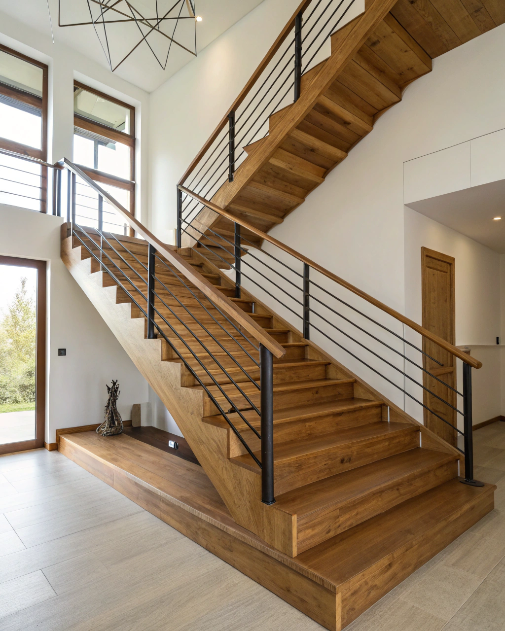 modern wooden staircase designs all wood minimal