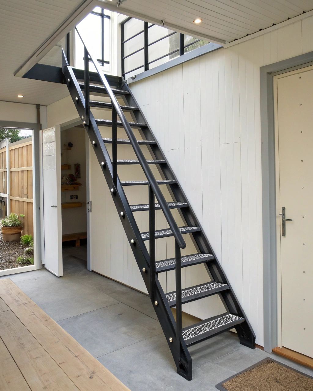 small staircase ideas that save space ladder styl