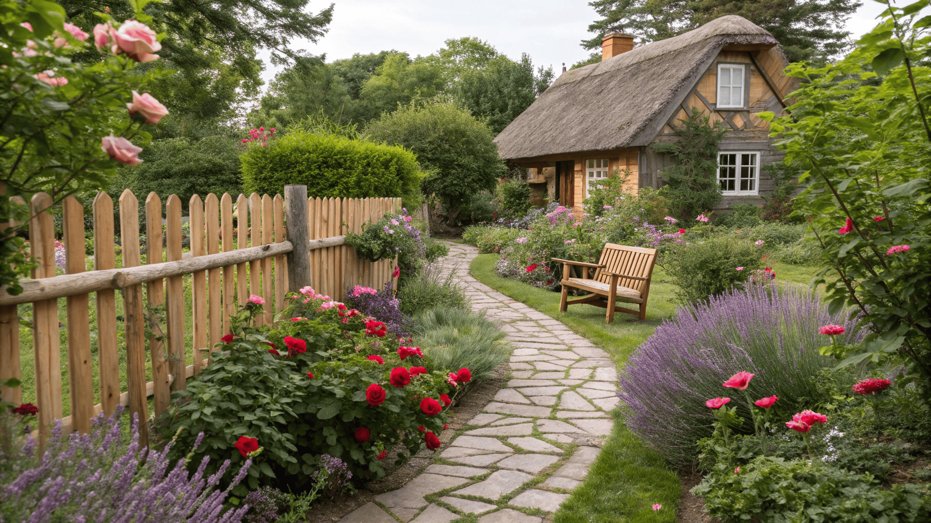 12+ Stunning Backyard Cottage Garden Ideas
