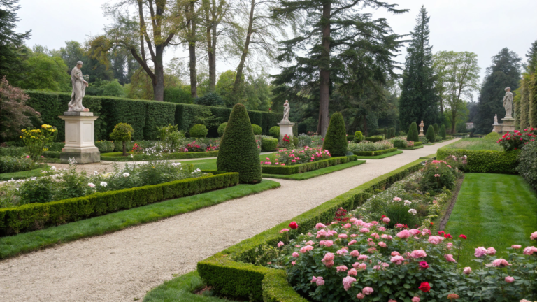 backyard formal garden ideas