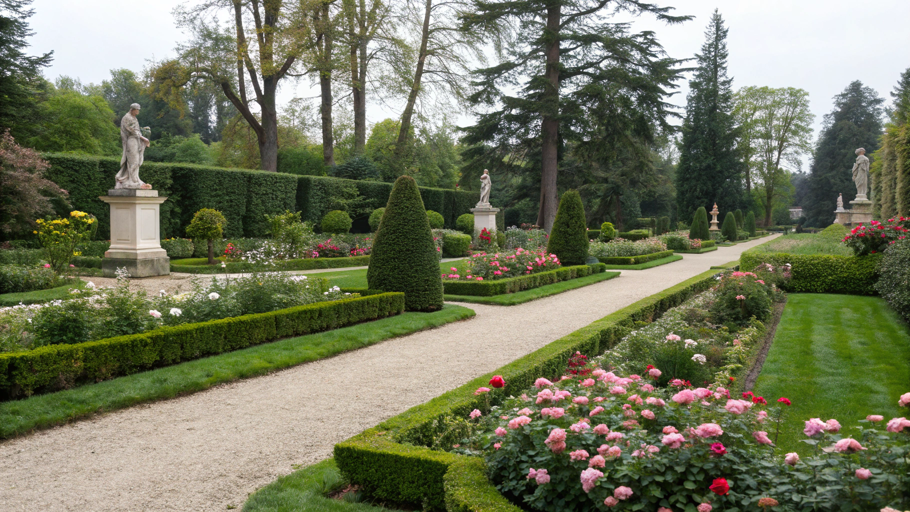 backyard formal garden ideas