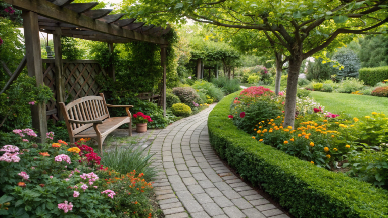 backyard garden path ideas