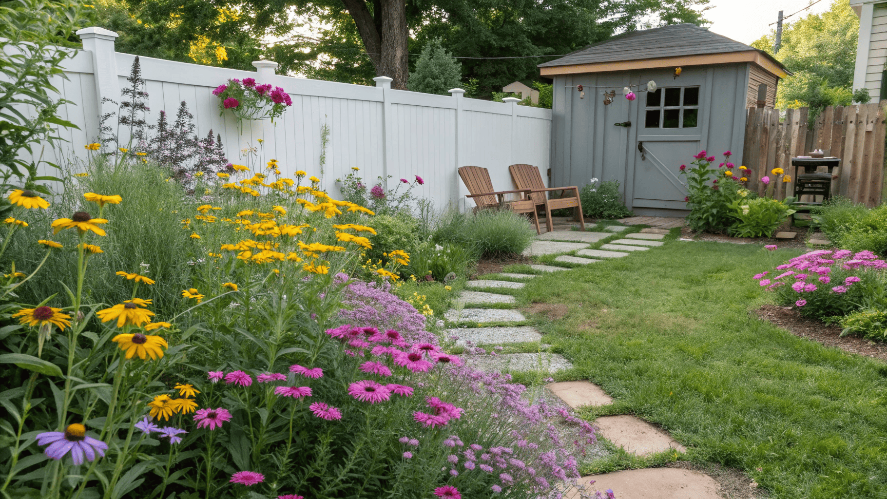 16+ Beautiful Backyard Wildflower Garden Ideas