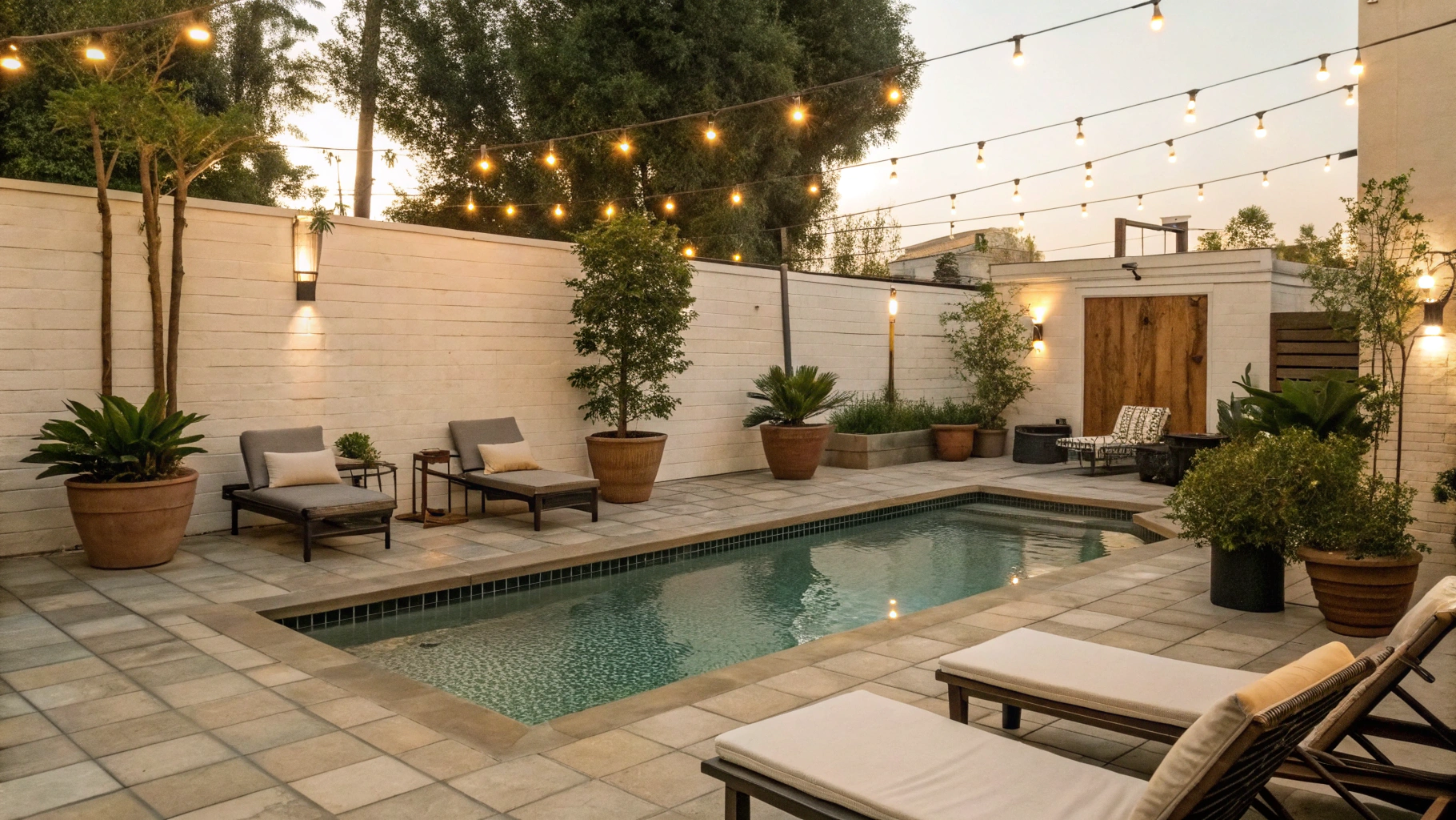 cocktail pool ideas for small spaces