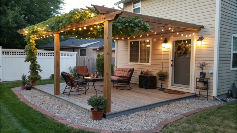 covered patio ideas on a budget