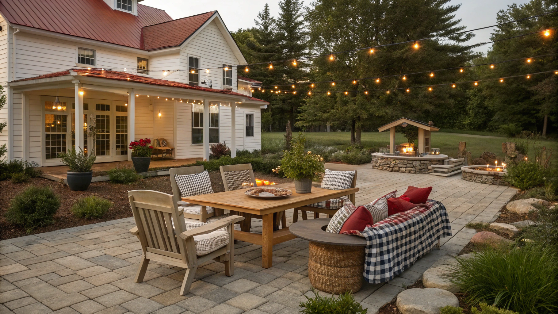farmhouse outdoor living ideas