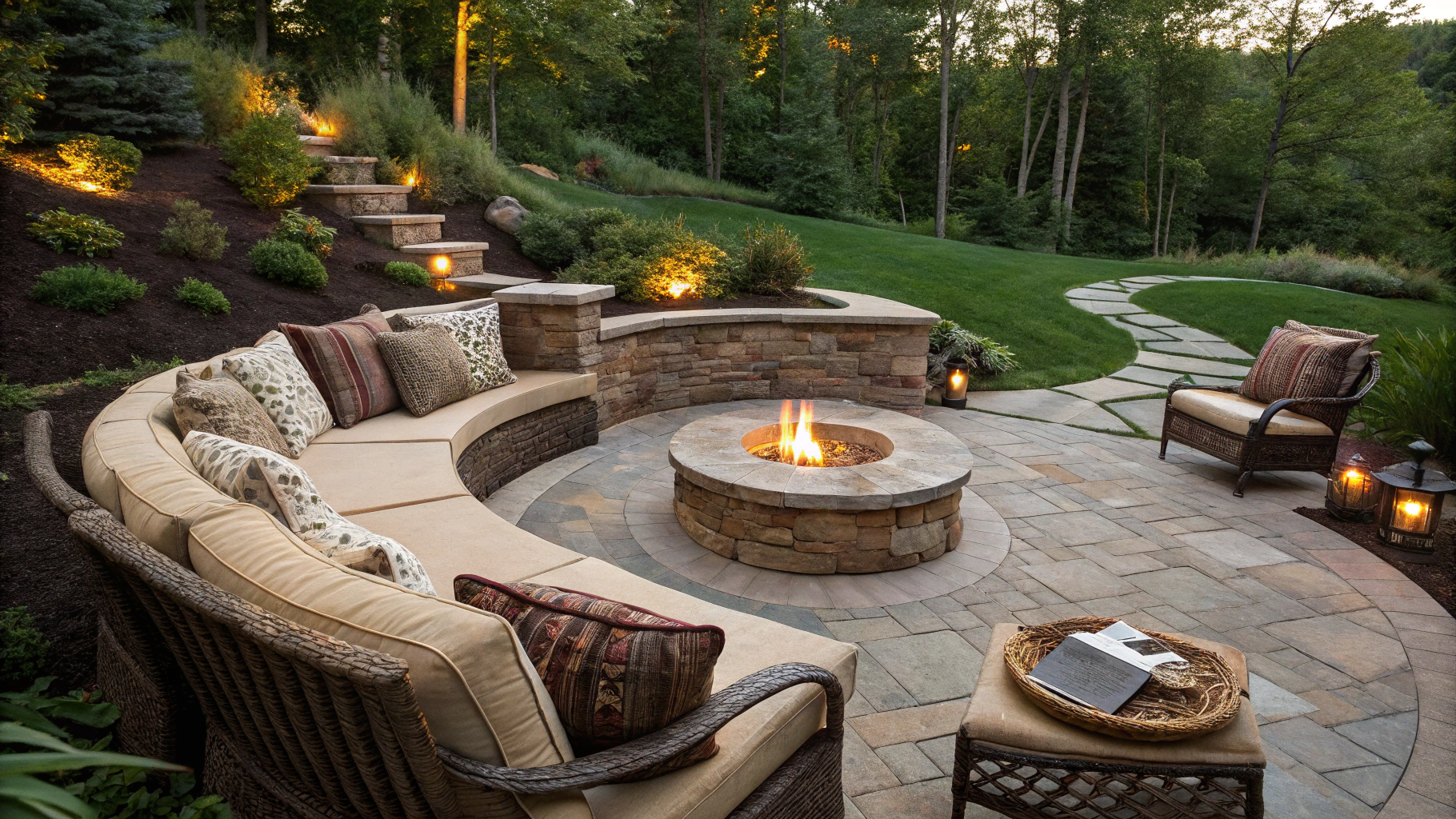 fire pit landscaping ideas