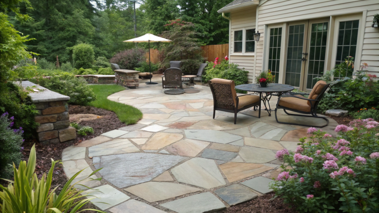 flagstone patio ideas