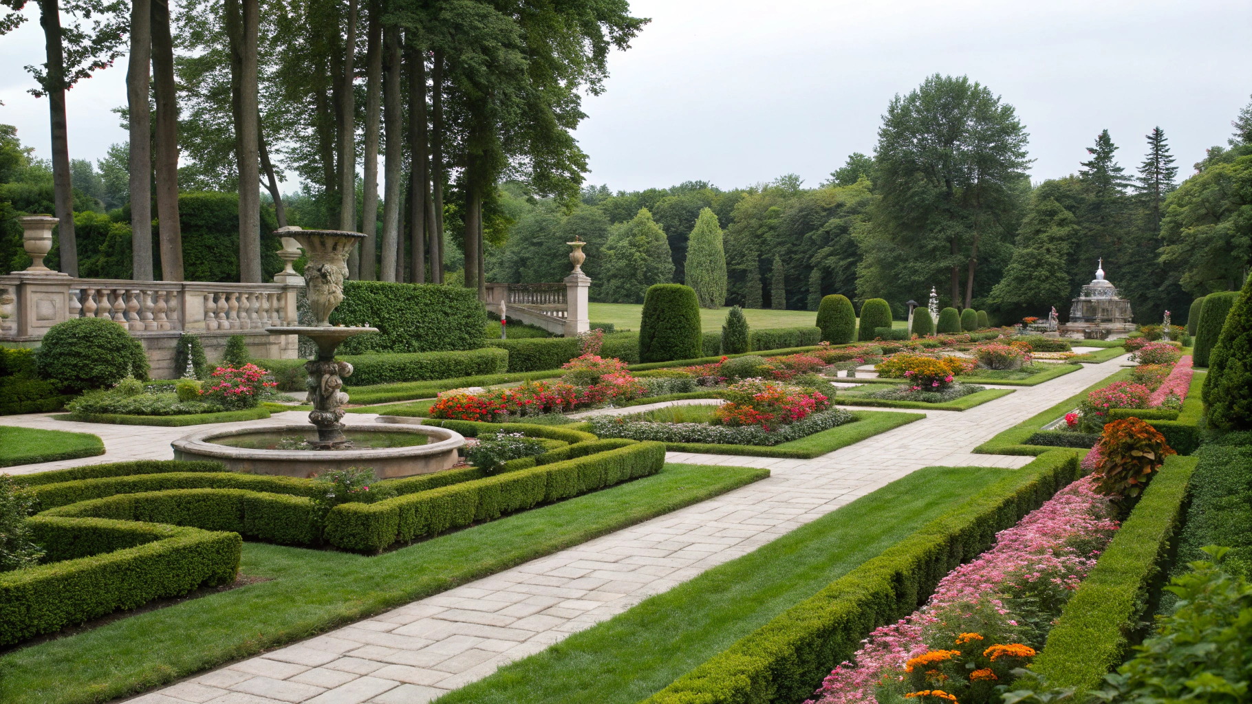 formal garden landscaping ideas