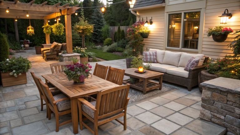 how to design a patio