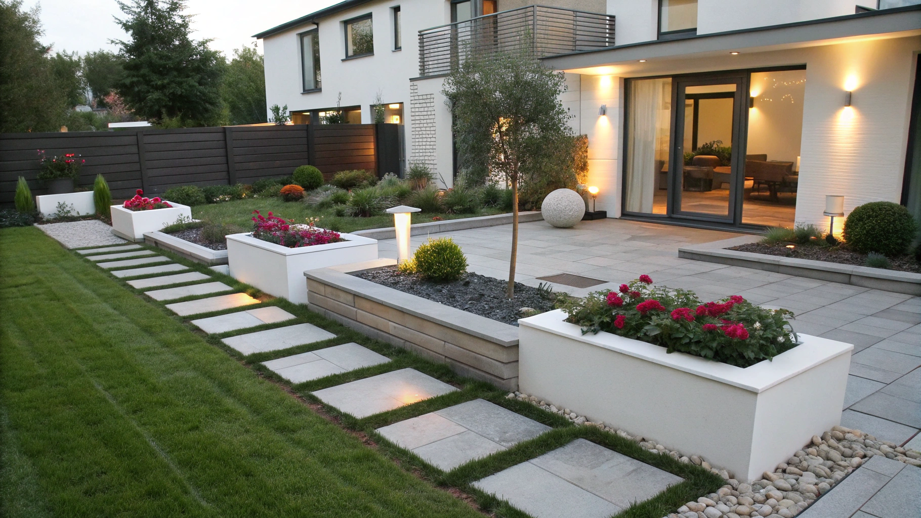 modern landscaping ideas for front yards