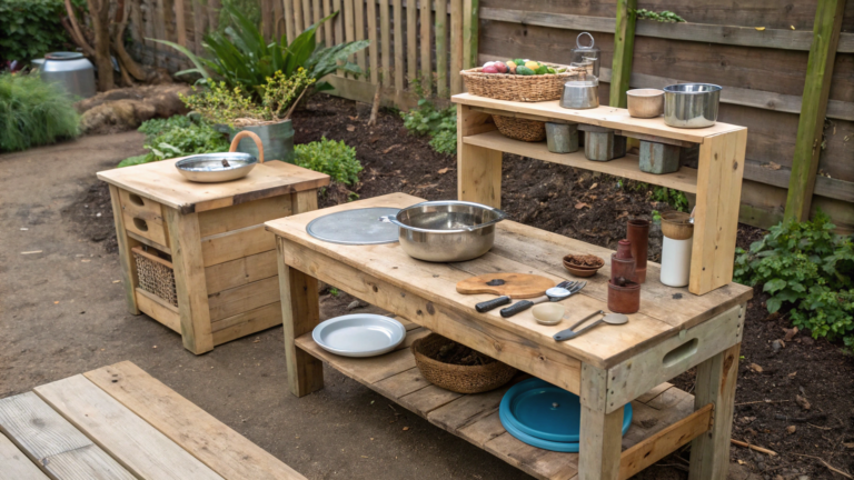 mud kitchen ideas from old furniture