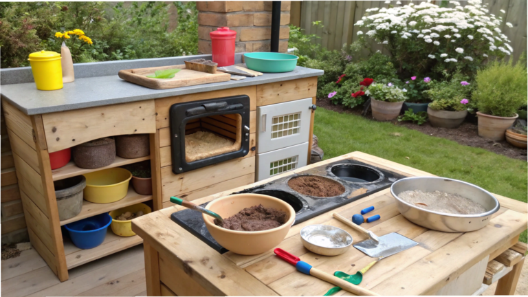 mud kitchen ideas with oven