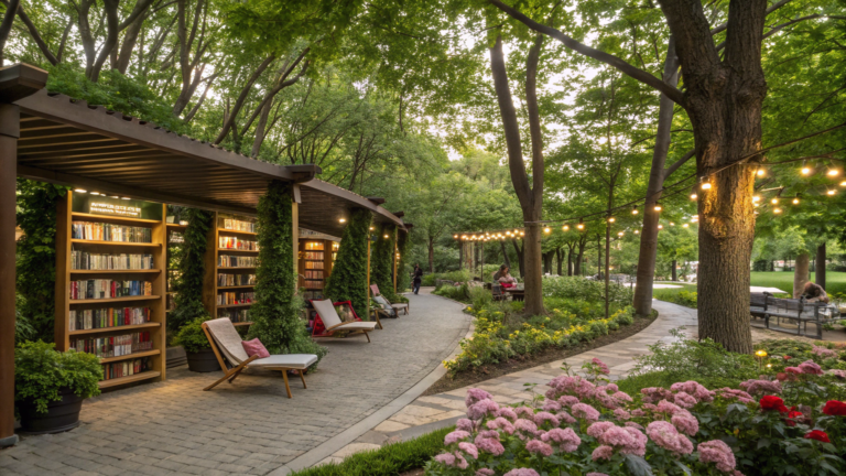 outdoor library ideas for book lovers