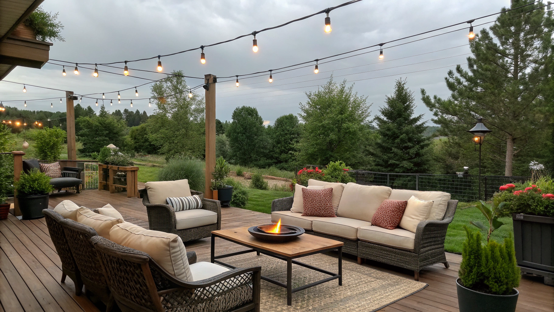 outdoor living room patio ideas