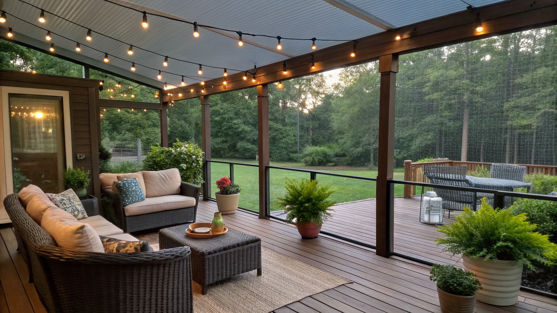 screened in patio ideas