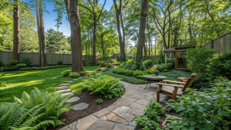 shady backyard landscaping ideas