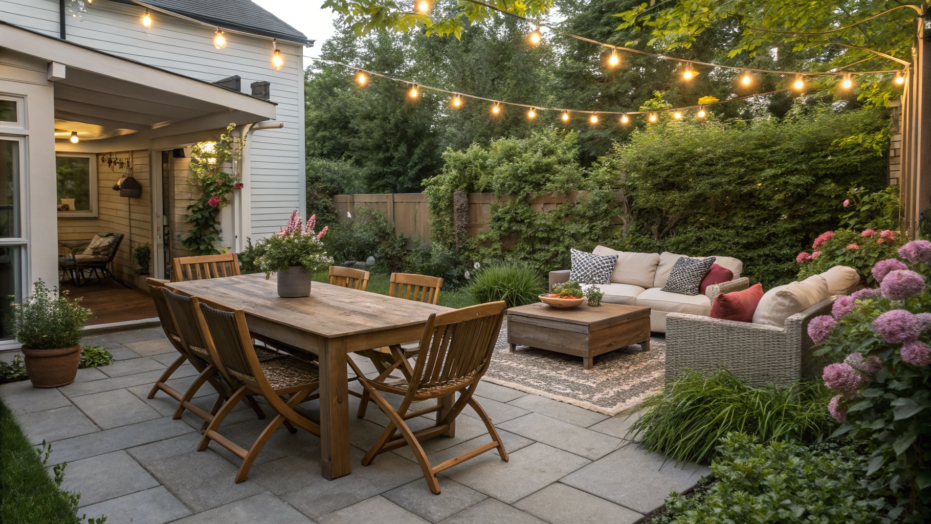 side yard patio ideas