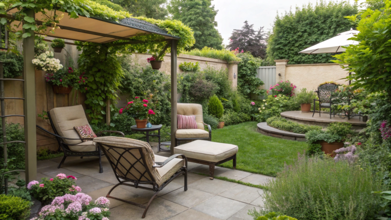 terrace garden ideas with seating