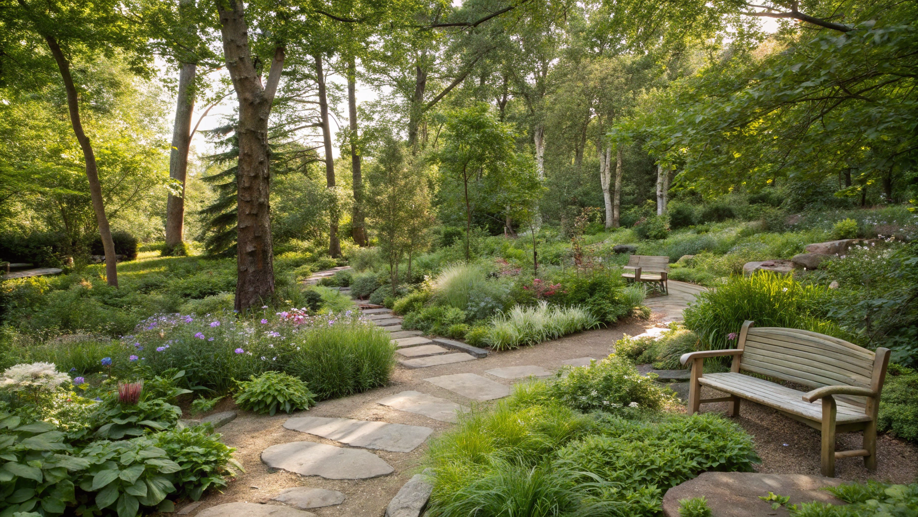 woodland garden landscaping ideas