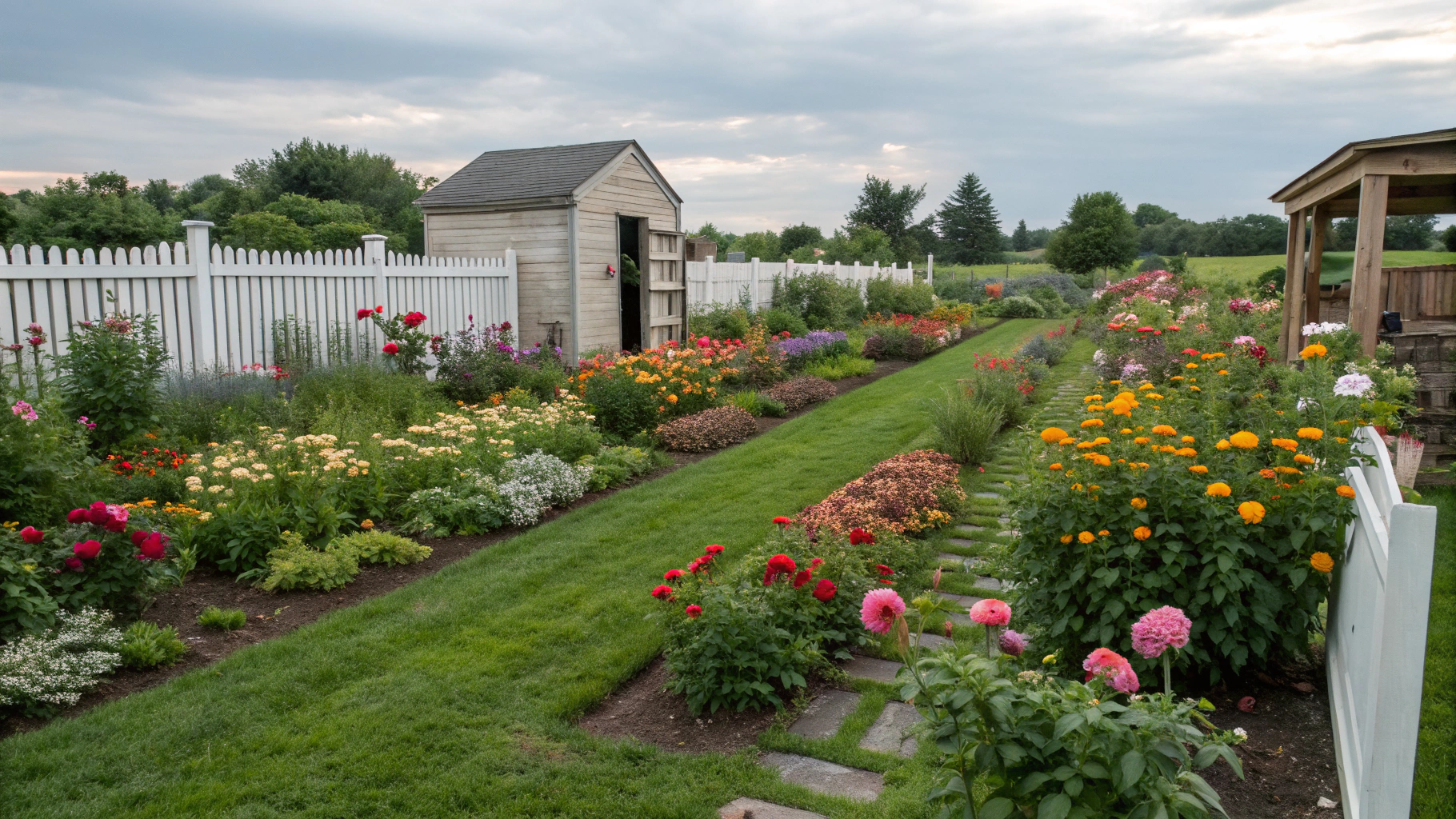 backyard cutting garden ideas