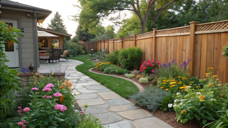 backyard garden border ideas