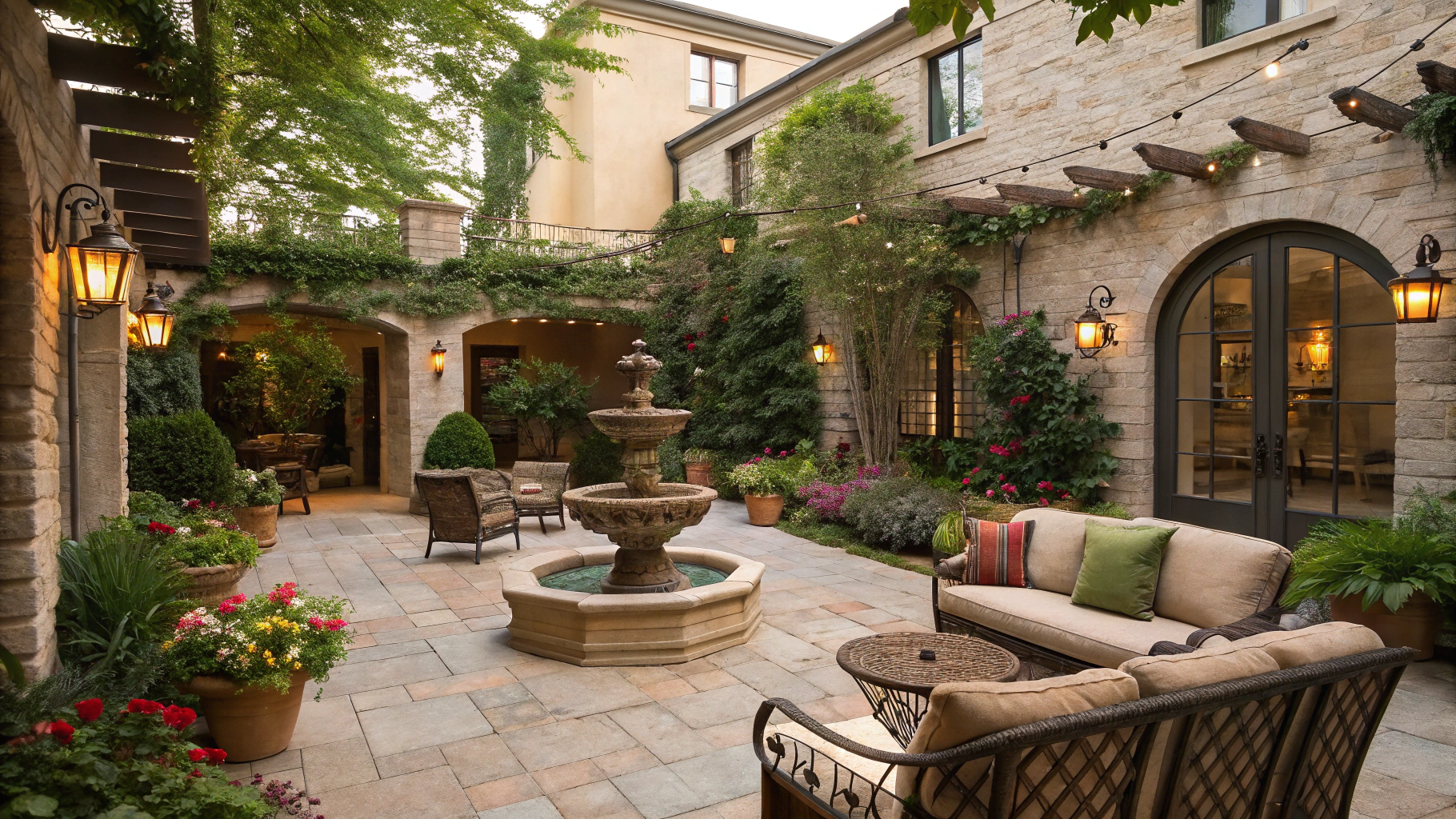 courtyard patio ideas