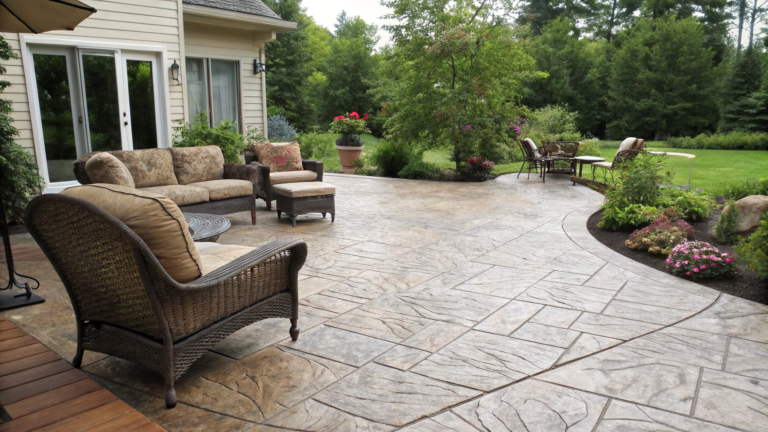stamped concrete patio ideas