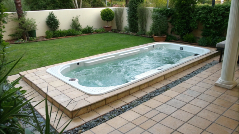 swim spa ideas for small yards