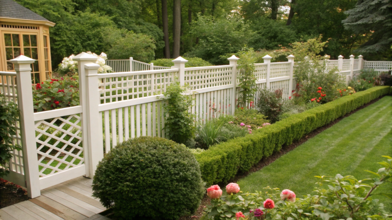 backyard garden fence ideas