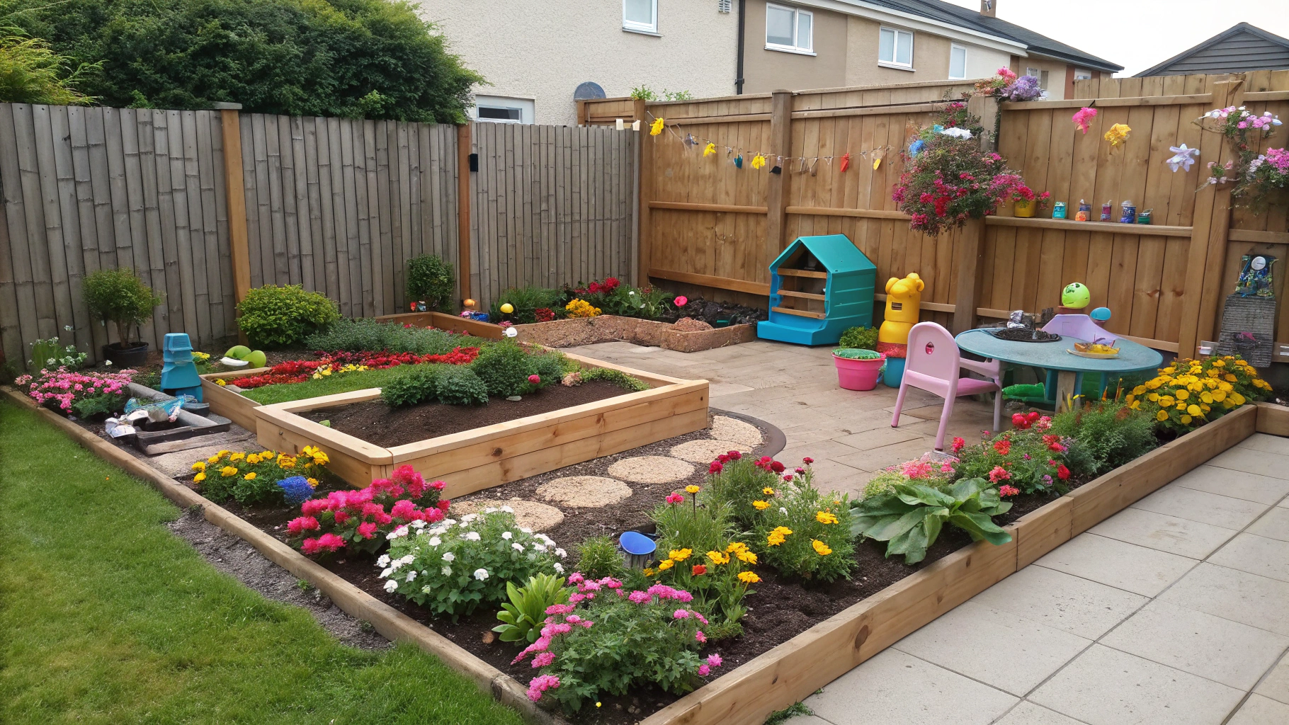 backyard garden for kids ideas