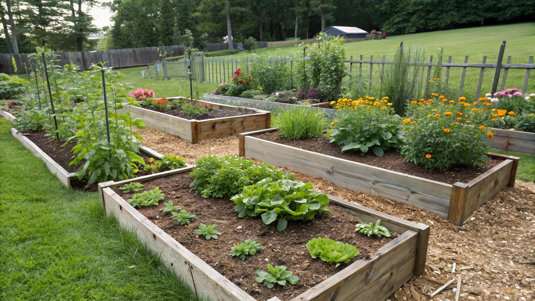 backyard garden soil bed ideas