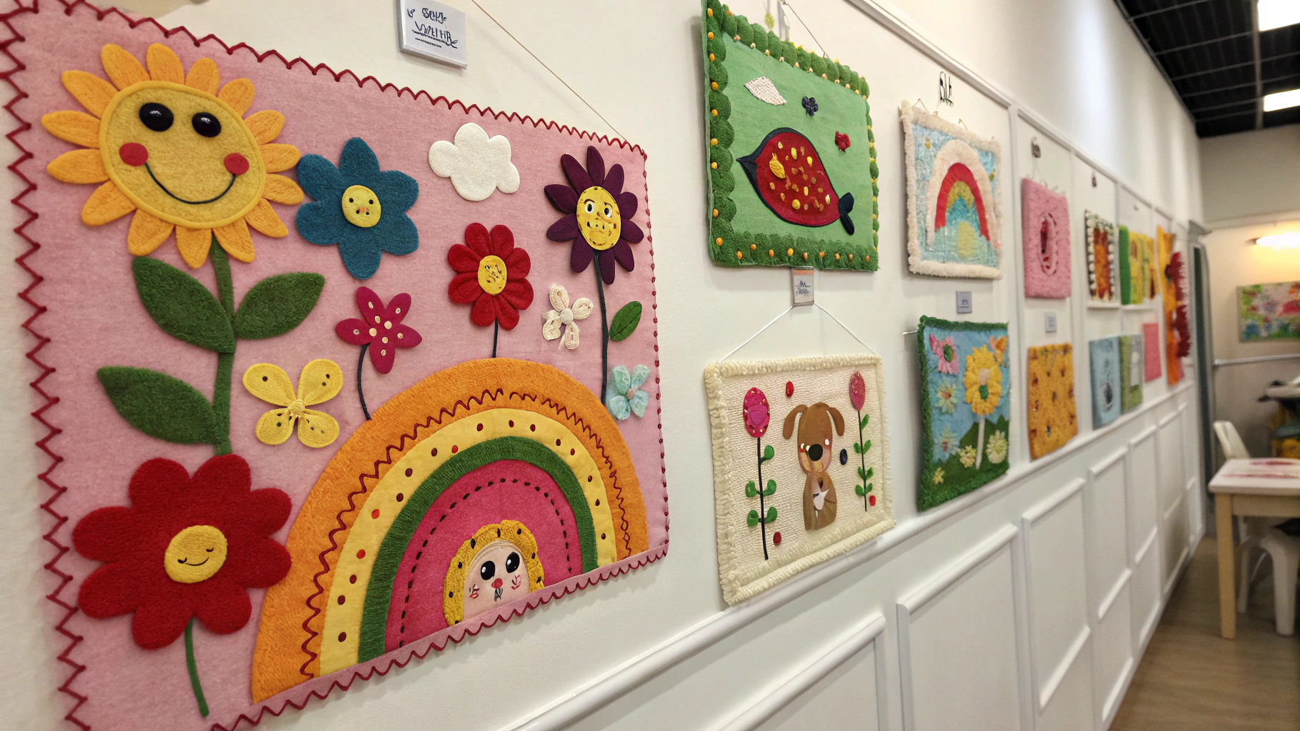 felt wall art ideas