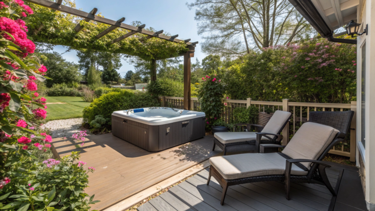 hot tub patio ideas
