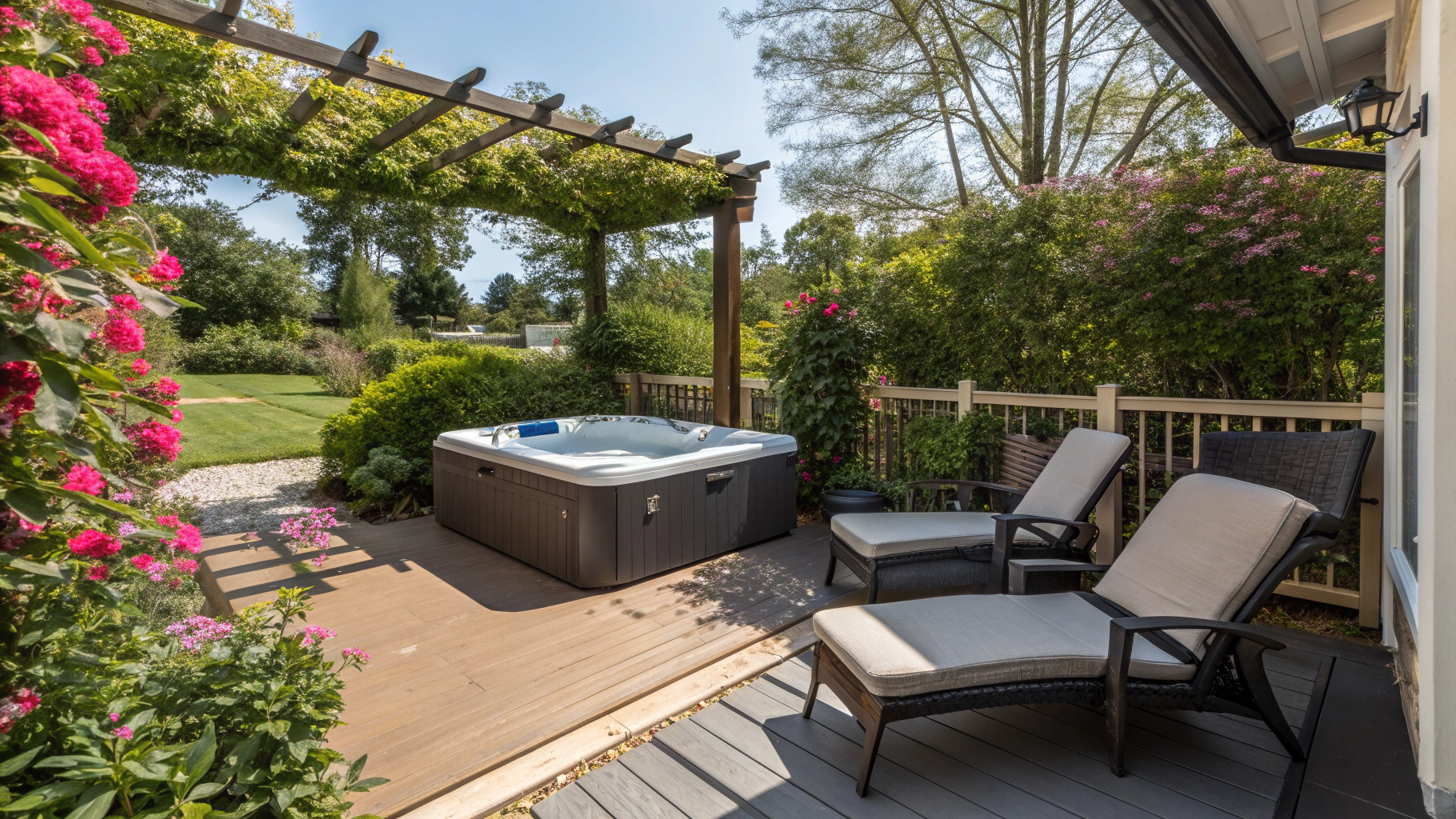 hot tub patio ideas