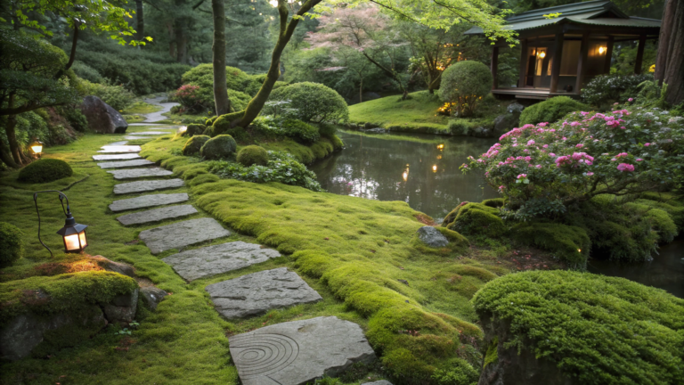 moss garden landscaping ideas