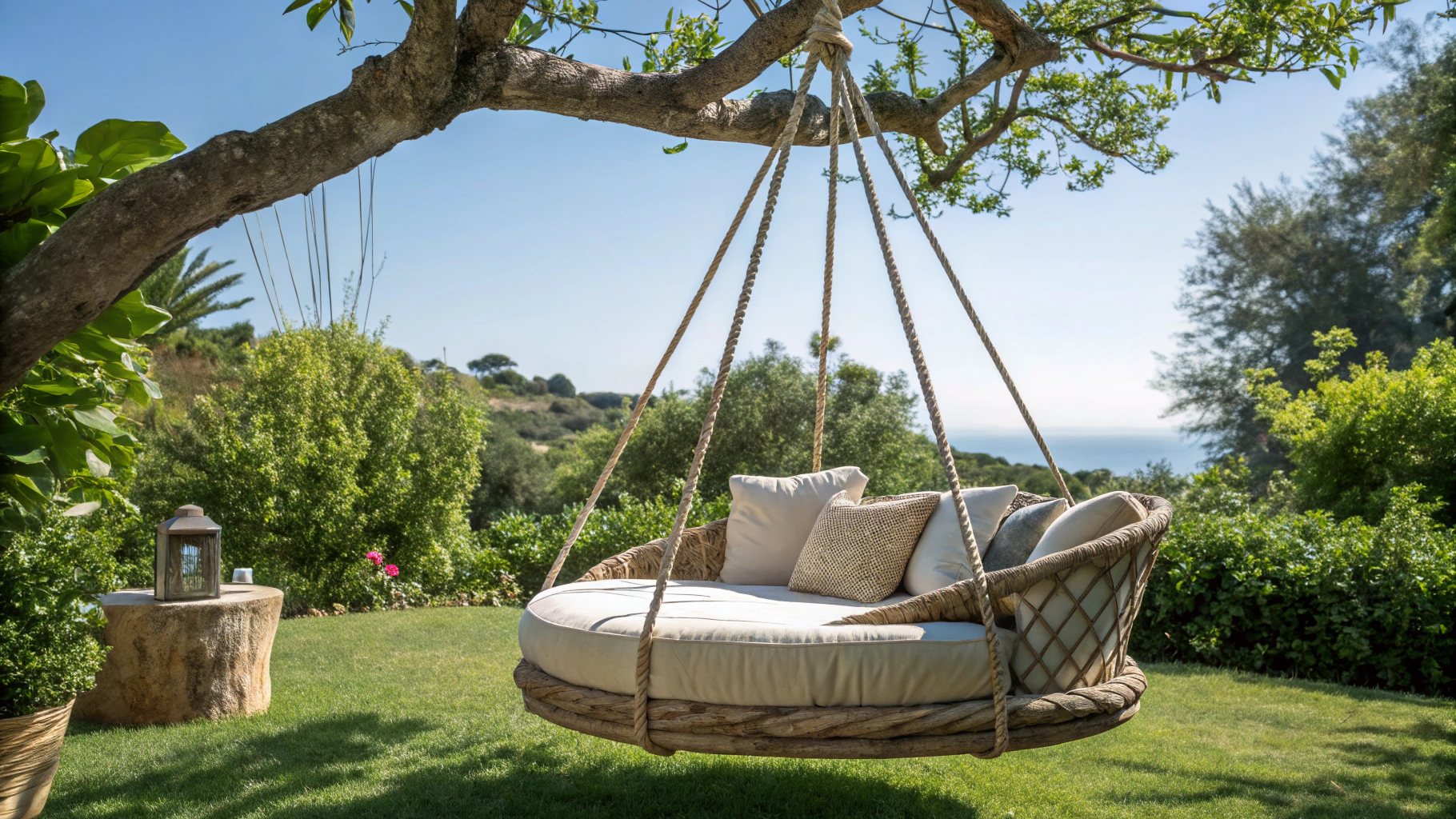 outdoor swing bed ideas