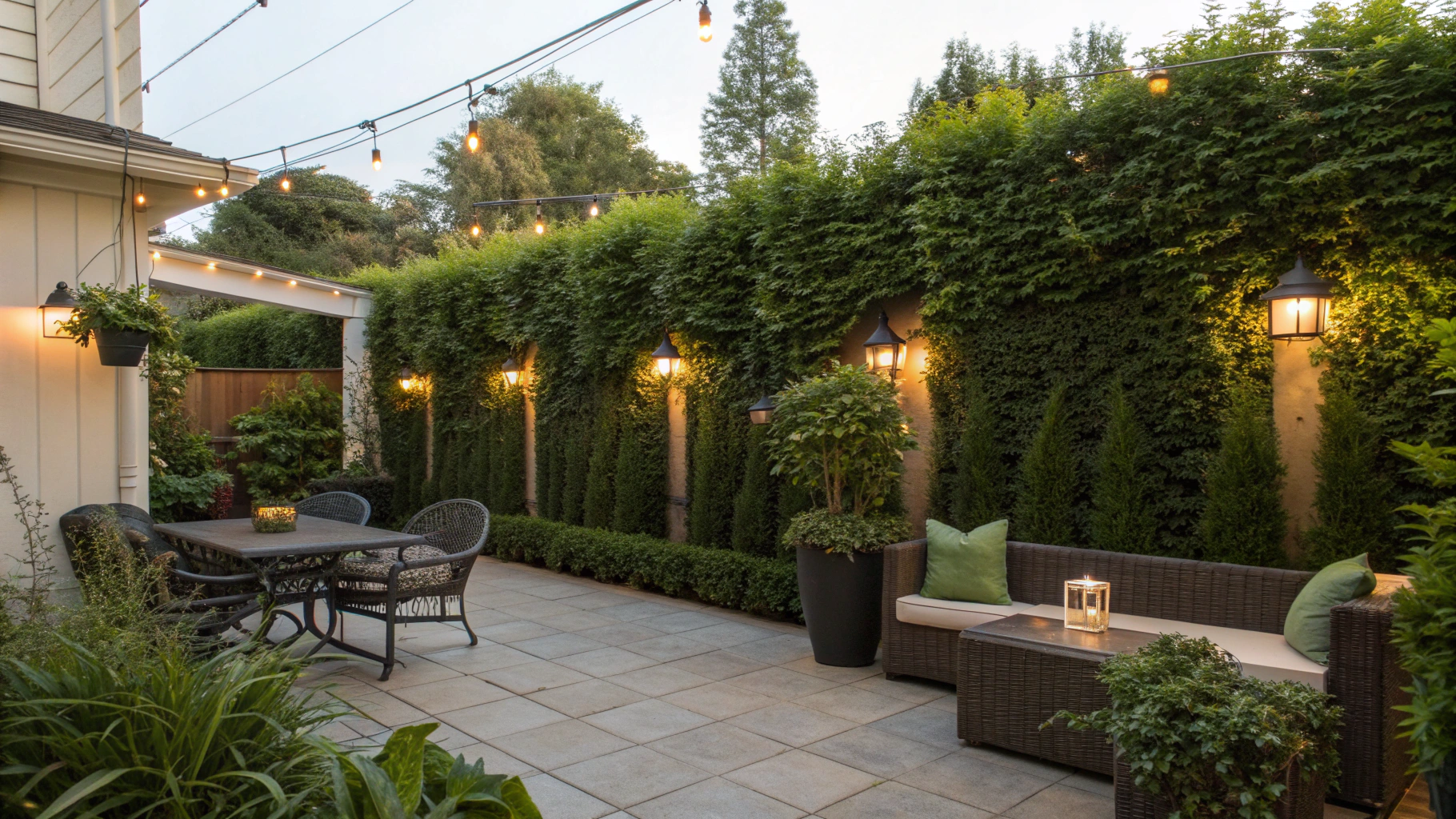 patio privacy ideas with plants
