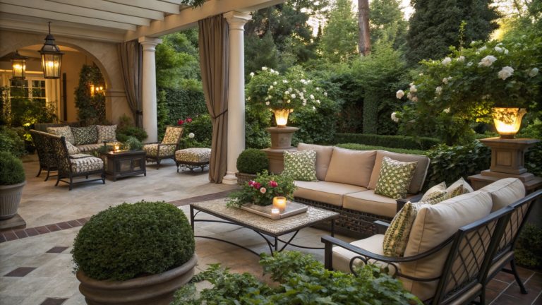 sunken garden living area ideas