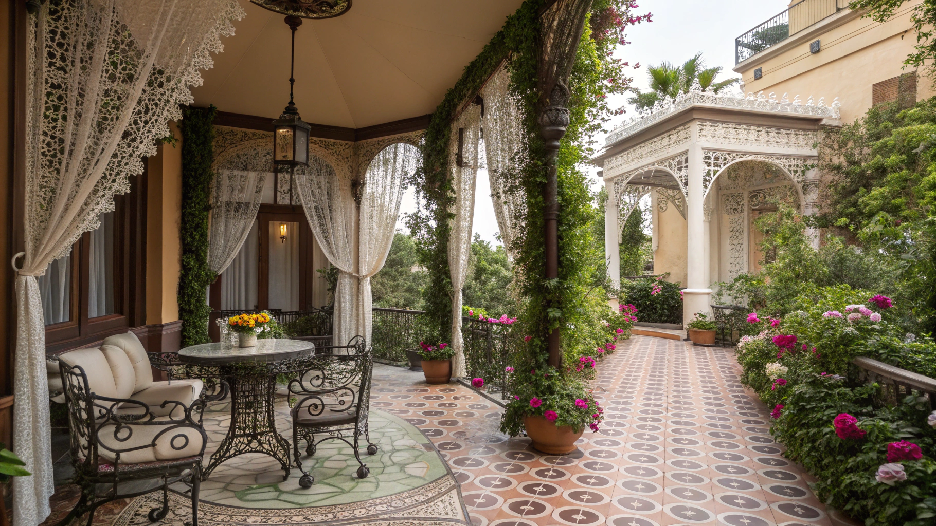 victorian style patio ideas